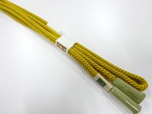 未使用品　正絹　撚り房　手組帯締め